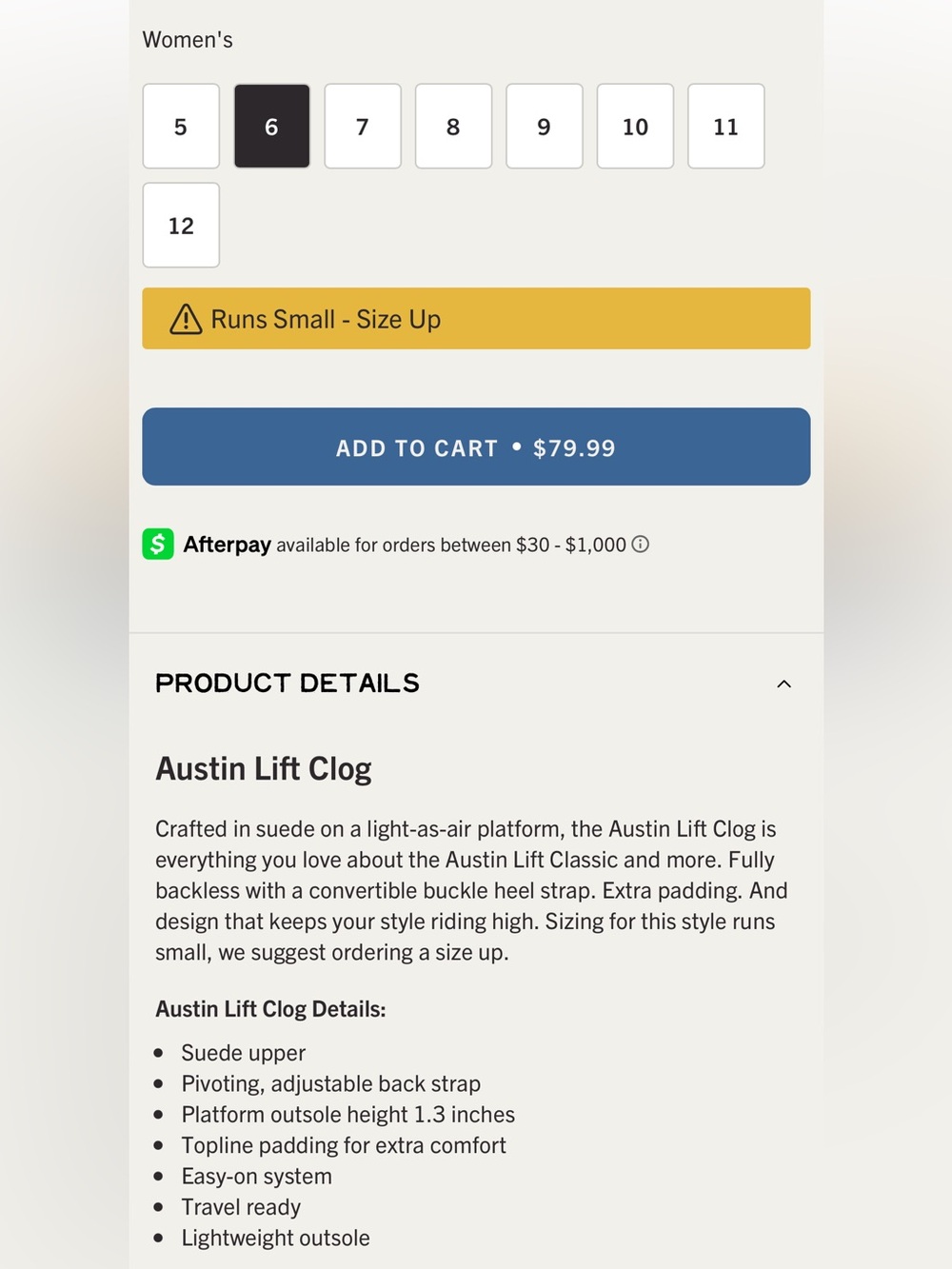 HEY DUDE Suede Austin Lift Clogs-NWOB - Picture 2 of 15